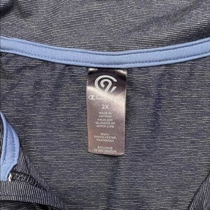 Champion Navy and Light Blue Shirt 2X